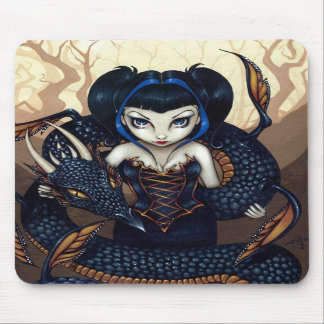 Tapis De Souris "Dragon foncé" Mousepad