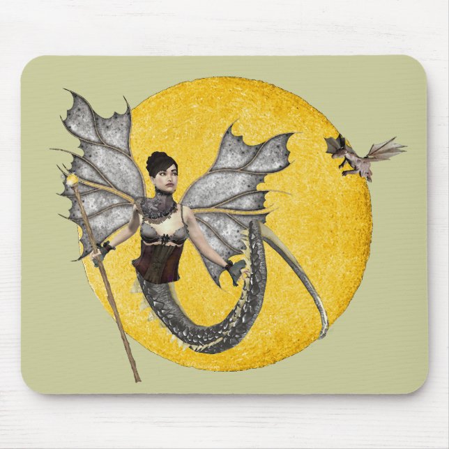 Tapis De Souris Dragon Goddess Mousepad (Devant)