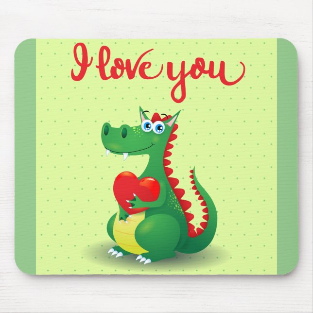 Tapis De Souris Dragon in Love (Devant)