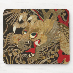 Tapis De Souris Dragon japonais vintage