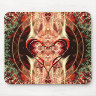 Tapis De Souris Dragon Love Heart Connection Mousepad