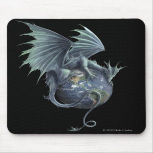 Tapis De Souris Dragon Mousepad de la terre