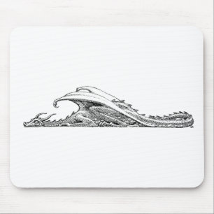 Tapis De Souris Dragon Mousepad de sommeil