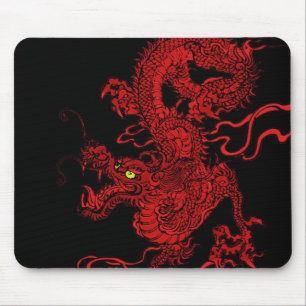 Tapis De Souris Dragon rouge