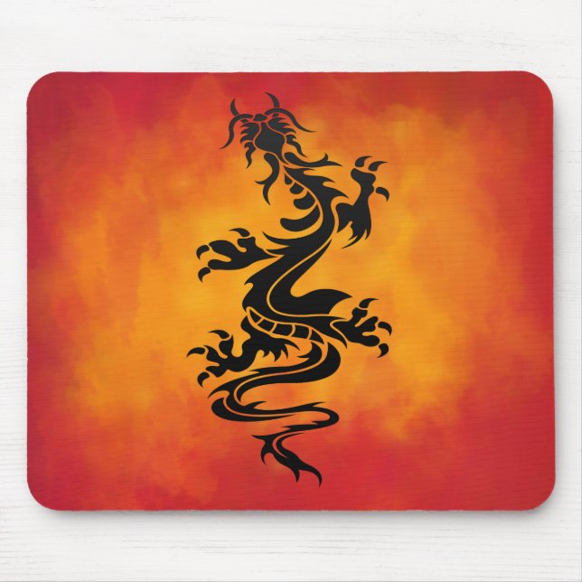 Tapis de souris Dragon Tribal (Devant)