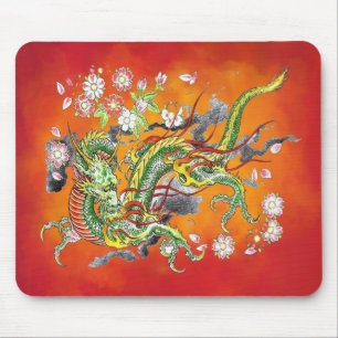 Tapis de souris Dragon Vert II