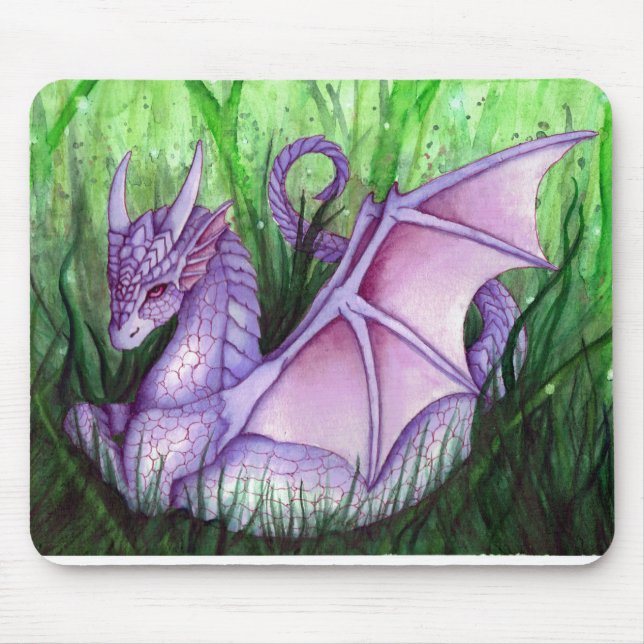 Tapis De Souris Dragon violet  (Devant)
