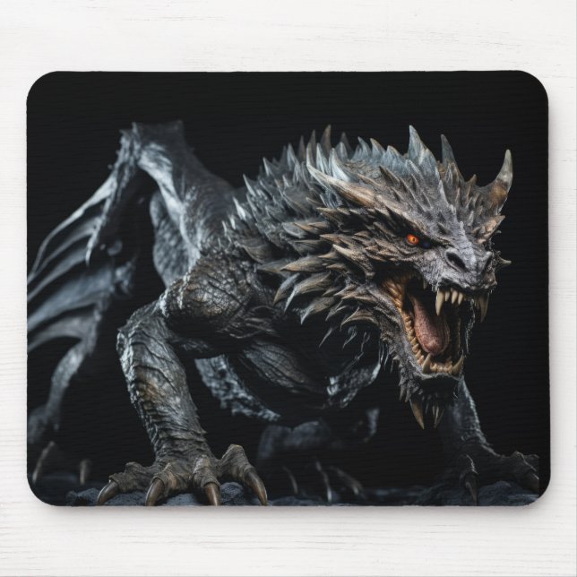 Tapis De Souris Dragon Wild Beast Portrait Fierce Power (Devant)