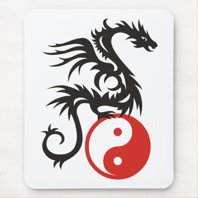 Tapis De Souris Dragon Yin & Yang (Devant)