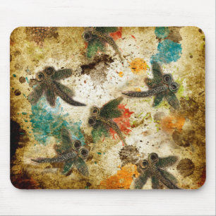 Tapis De Souris Dragonfly Flit Rustic Splash