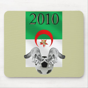 Tapis De Souris Drapeau 2010 du football de l'Algérie Les Fennecs