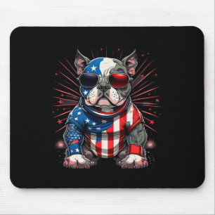 Tapis De Souris Drapeau 4 juillet'américain patriotique