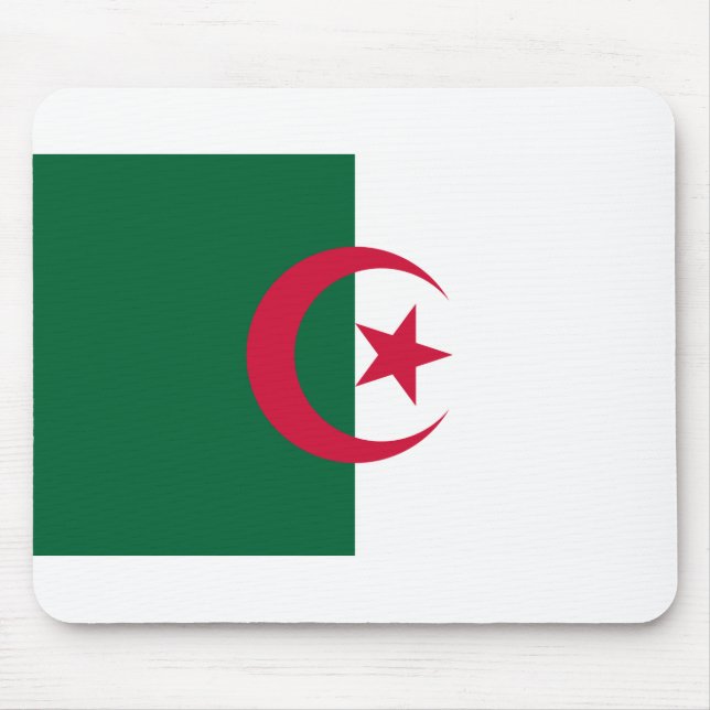 Tapis De Souris Drapeau Algérie (Devant)