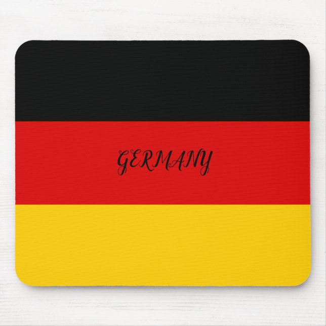Tapis De Souris Drapeau Allemagne (Devant)
