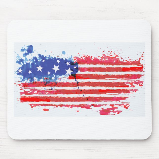 Tapis De Souris drapeau américain (Devant)