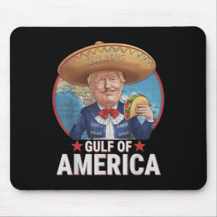 Tapis De Souris Drapeau Américain 2025 Du Golfe Rétro D'Amérique E