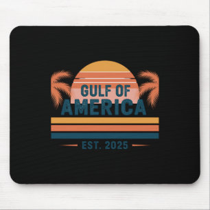 Tapis De Souris Drapeau Américain 2025 Golfe Rétro Mexique