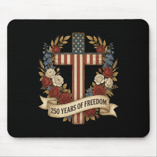 Tapis De Souris Drapeau américain 250 ans T-shirt Usa 1776 2026 4