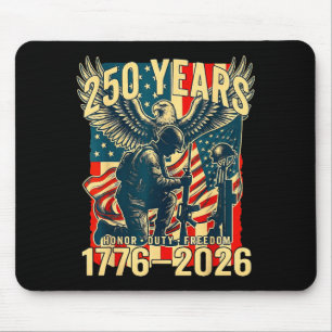 Tapis De Souris Drapeau américain 250e anniversaire 1776-2026 vint