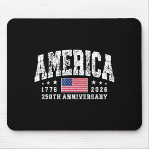 Tapis De Souris drapeau américain 250e anniversaire 4 juillet État