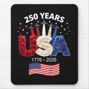 Tapis De Souris Drapeau américain 250e anniversaire des États-Unis
