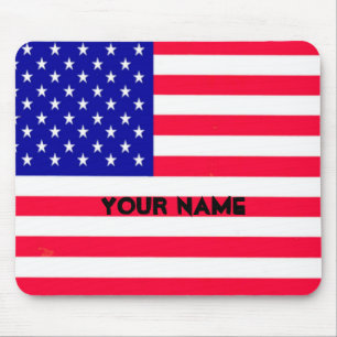 Tapis De Souris Drapeau américain 4 juillet