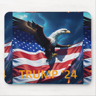 Tapis De Souris Drapeau américain Aigle TRUMP 2024