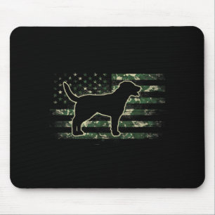 Tapis De Souris Drapeau américain camouflage Greater Swiss Mountai