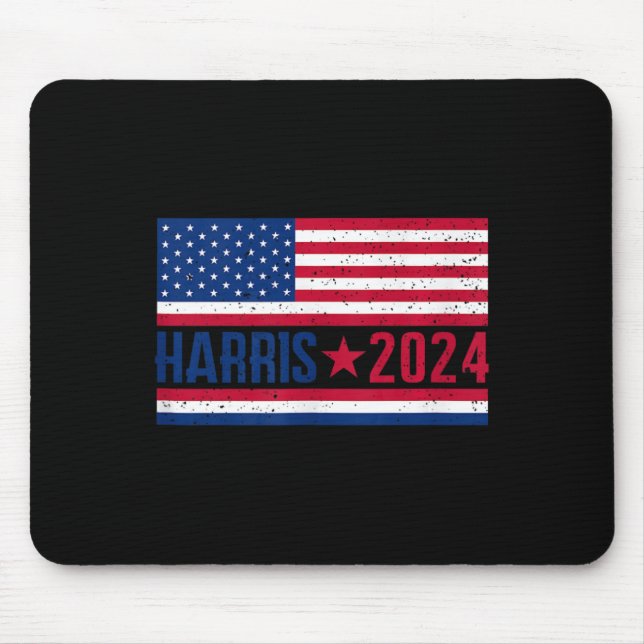 Tapis De Souris Drapeau américain de Kamala 2024 (Devant)