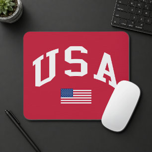 Tapis De Souris Drapeau américain de la fête de l'indépendance pat