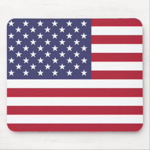 Tapis de souris drapeau américain États-Unis USA