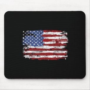 Tapis De Souris Drapeau Américain États-Unis Usa 4ème
