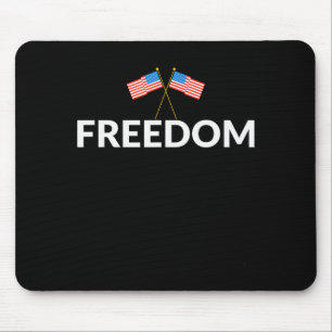 Tapis De Souris Drapeau Américain Fierté Patriotique Liberté