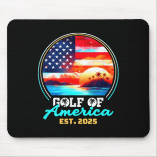 Tapis De Souris Drapeau Américain G 2025 Du Golfe Des Etats-Unis E