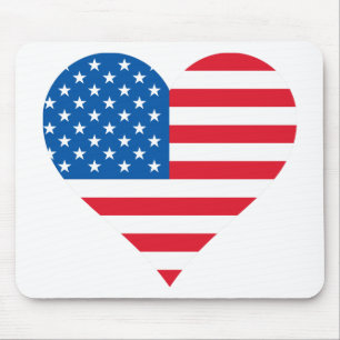 Tapis De Souris Drapeau américain Mousepad