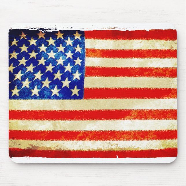 Tapis De Souris Drapeau américain mousepad 4 juillet (Devant)