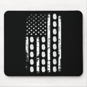 Tapis De Souris Drapeau Américain Patate Nourriture Usa Patriotism