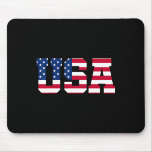 Tapis De Souris Drapeau américain patriotique Usa 1 Hommes Femmes
