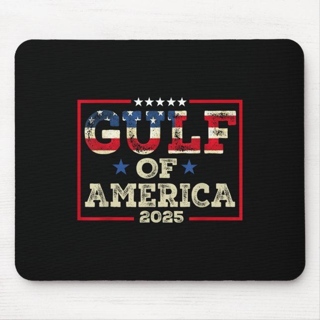 Tapis De Souris Drapeau américain rétro Golfe Est 2025 (Devant)