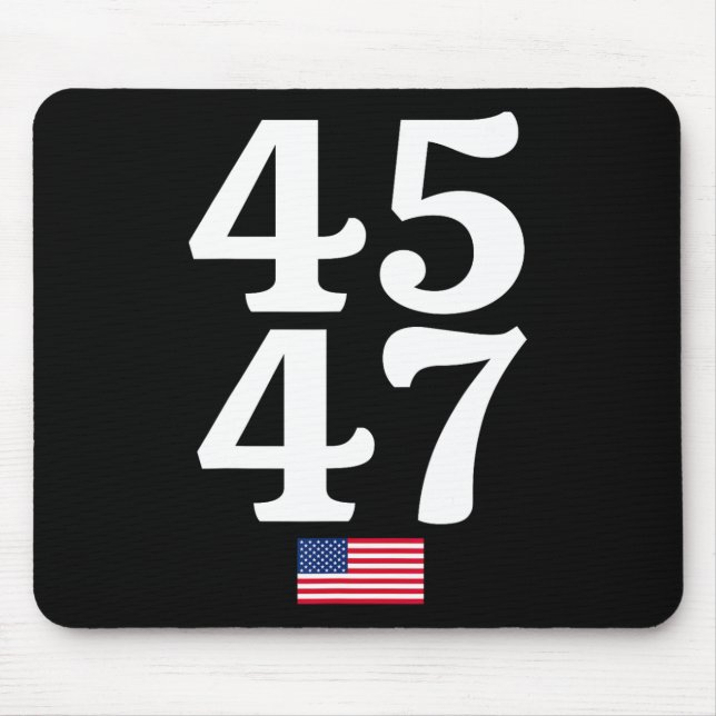 Tapis De Souris Drapeau américain Trump 2024 (Devant)
