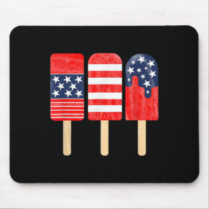 Tapis De Souris Drapeau américain Usa Guitare électrique Rock Vint