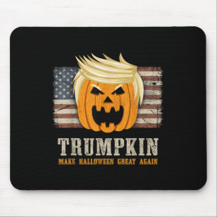Tapis De Souris Drapeau américain vintage drôle de Trumpkin Hallow