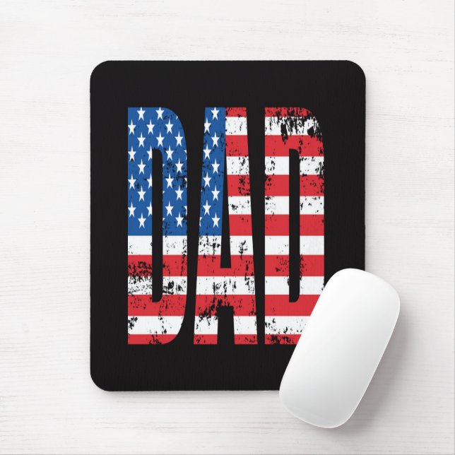 Tapis De Souris drapeau american dad (Avec souris)
