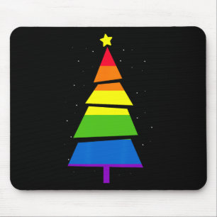 Tapis De Souris Drapeau arc-en-ciel de la fierté Lgbt-q Gay sapin