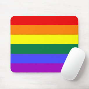 Tapis De Souris Drapeau arc-en-ciel LGBT Pride