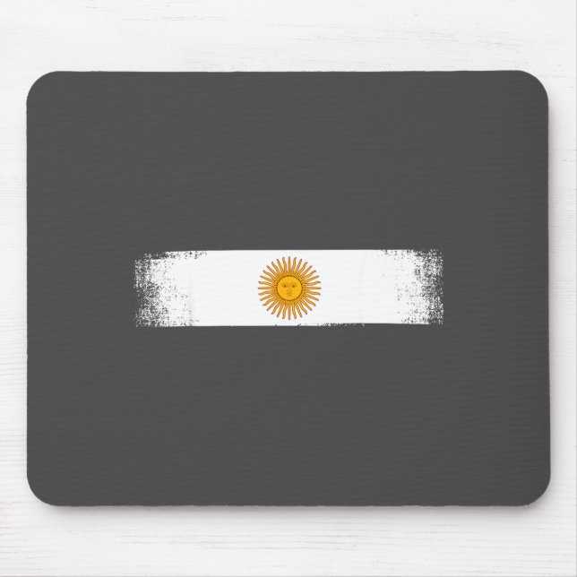 Tapis De Souris Drapeau Argentine Fierté Nationale Graphique Srts  (Devant)
