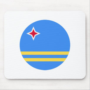 Tapis De Souris Drapeau Aruba
