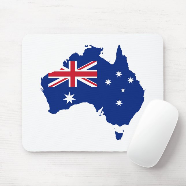 Tapis De Souris Drapeau australien (Avec souris)