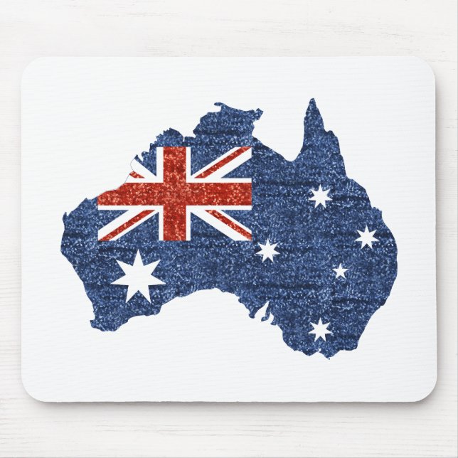 Tapis De Souris drapeau australien (Devant)