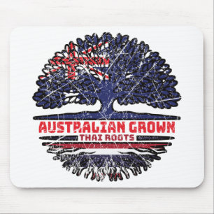 Tapis De Souris Drapeau Australien Thaïlandais Australien Thaï rac